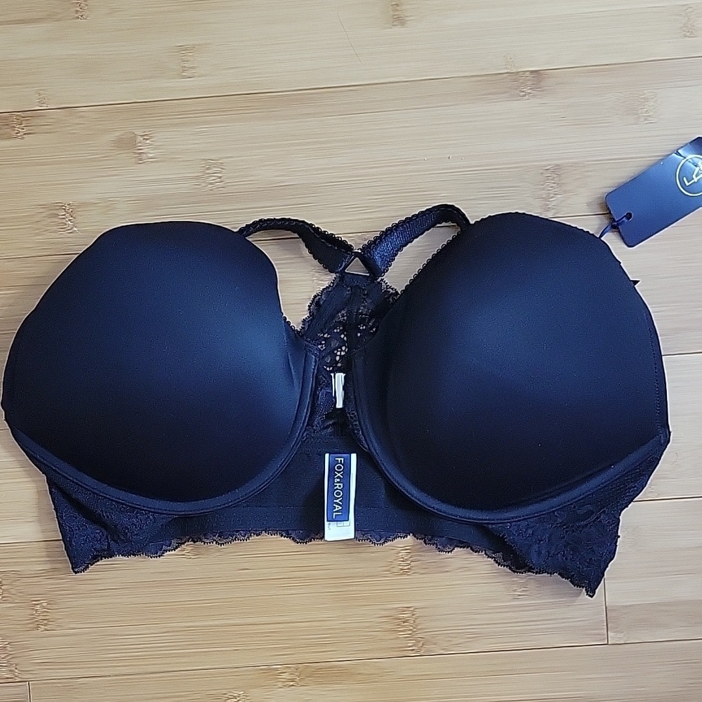 Black Lace Push-Up Bra